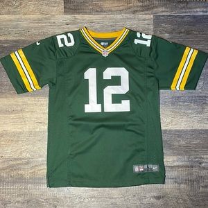 Authentic Nike Green Bay Packers Aaron Rodgers Jersey (Youth L)
